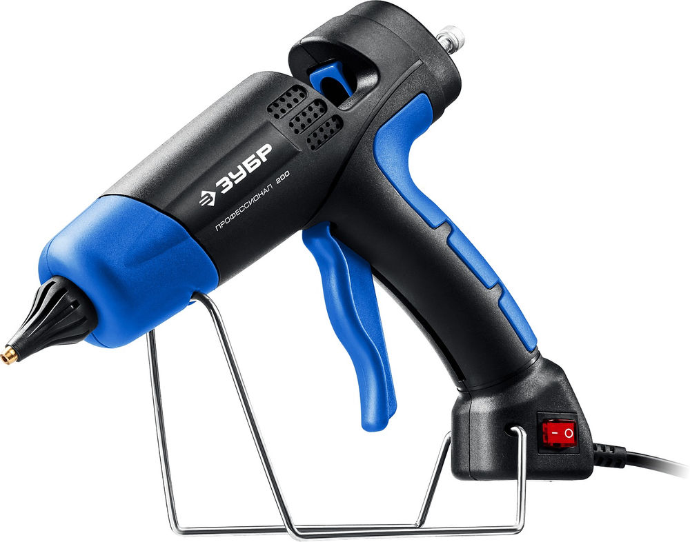 Пистолет термоклеевой электрический 200, d 11 мм, 20 г/мин ЗУБР Профессионал 06852-11