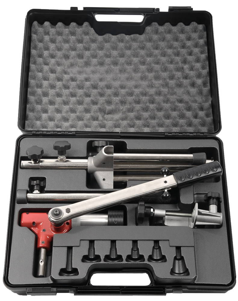 Пресс-инструмент ручной для развальцовки труб ШиреФит 14 - 32 мм, в пластиковом кейсе ЗУБР 51625