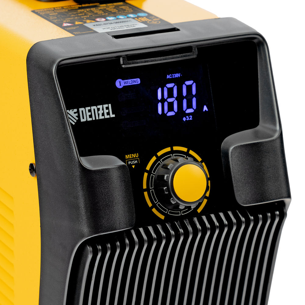 Аппарат инвертор. дуговой сварки SDR-185 Ultra, 180 А, ПВ 60% Denzel (94359)