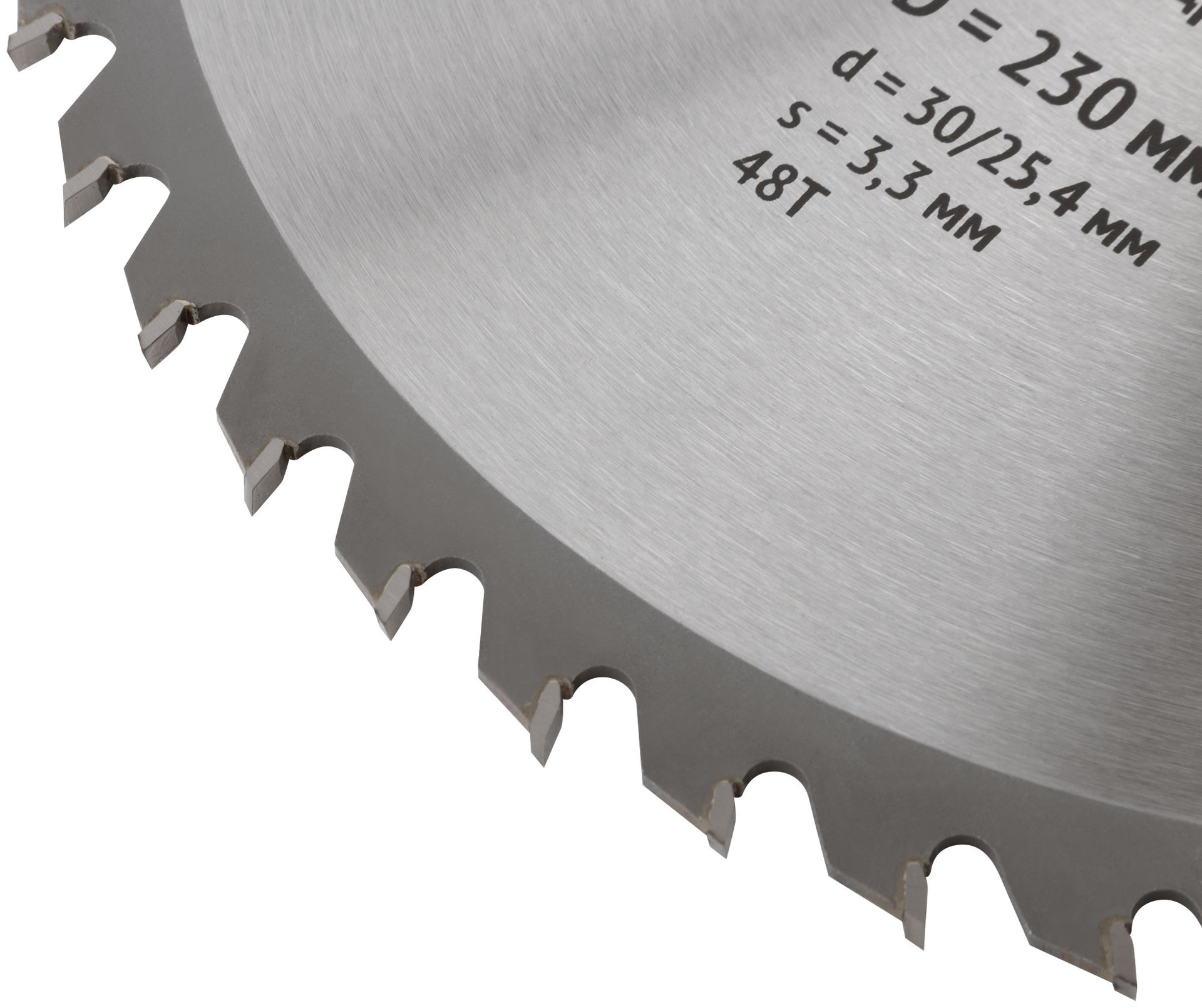 Диск пильный для циркулярных пил по дереву 230 х 30/25,4 х 48T (37757)