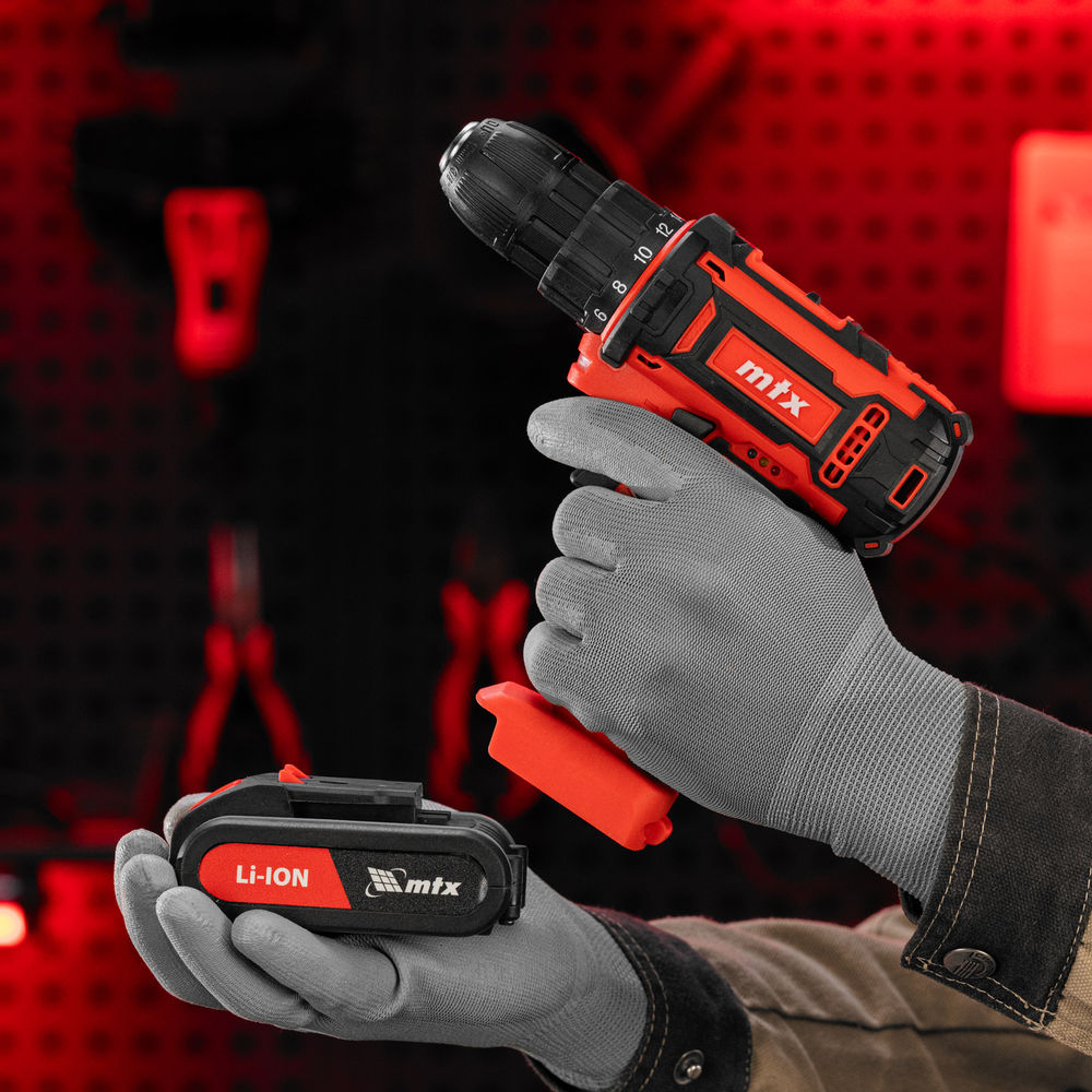 Дрель-шуруповерт аккумуляторная CDS-20, Li-Ion, 20 В// MTX (26186)