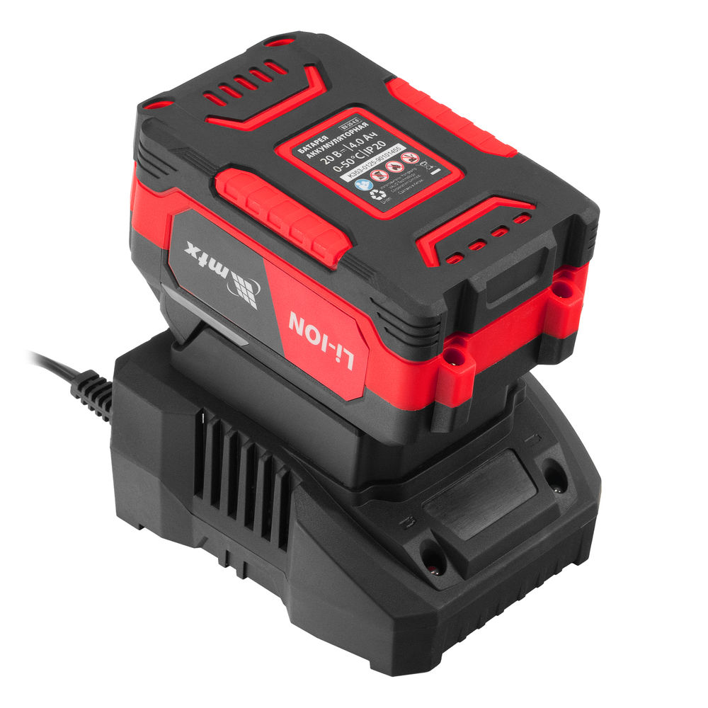 Газонокосилка аккумуляторная бесщеточная CLM-320, 320 мм, травосб. 30 л, Li-Ion, 20 В MTX (58901)