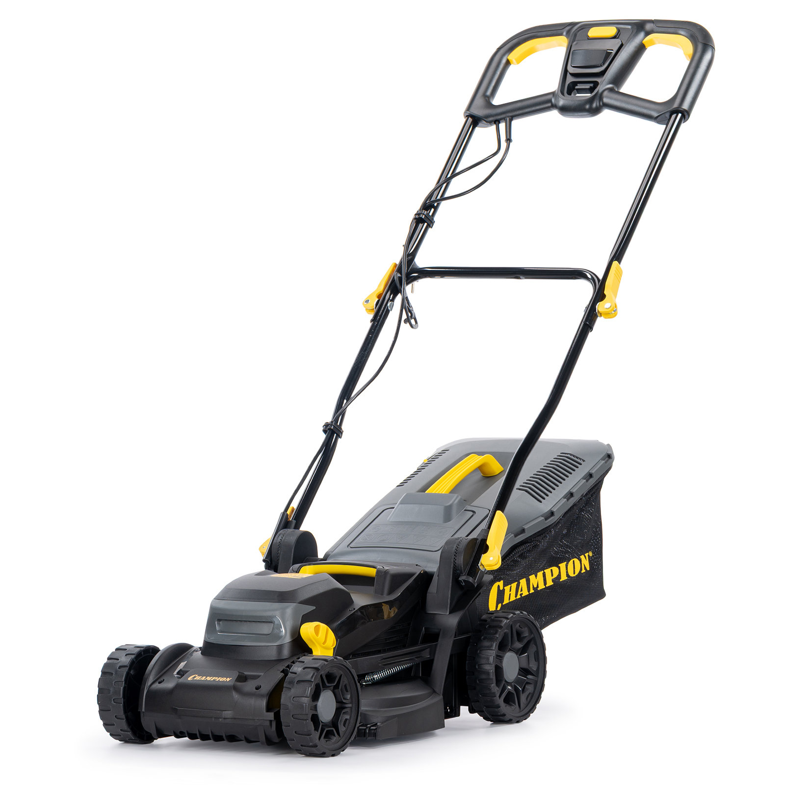 Газонокосилка эл. CHAMPION EM3414 (1,4 кВт травосб. 35л ширина 340мм 20-70мм, 10,7кг) (EM3414)