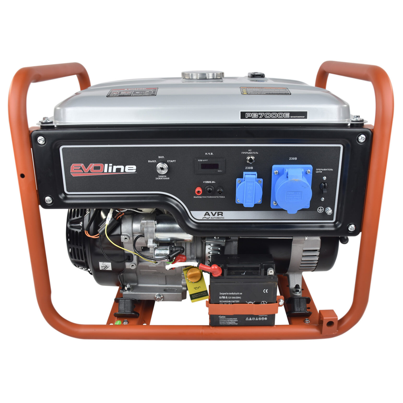 Генератор бензиновый EVOline PB 7000 E (произведено Zongshen)