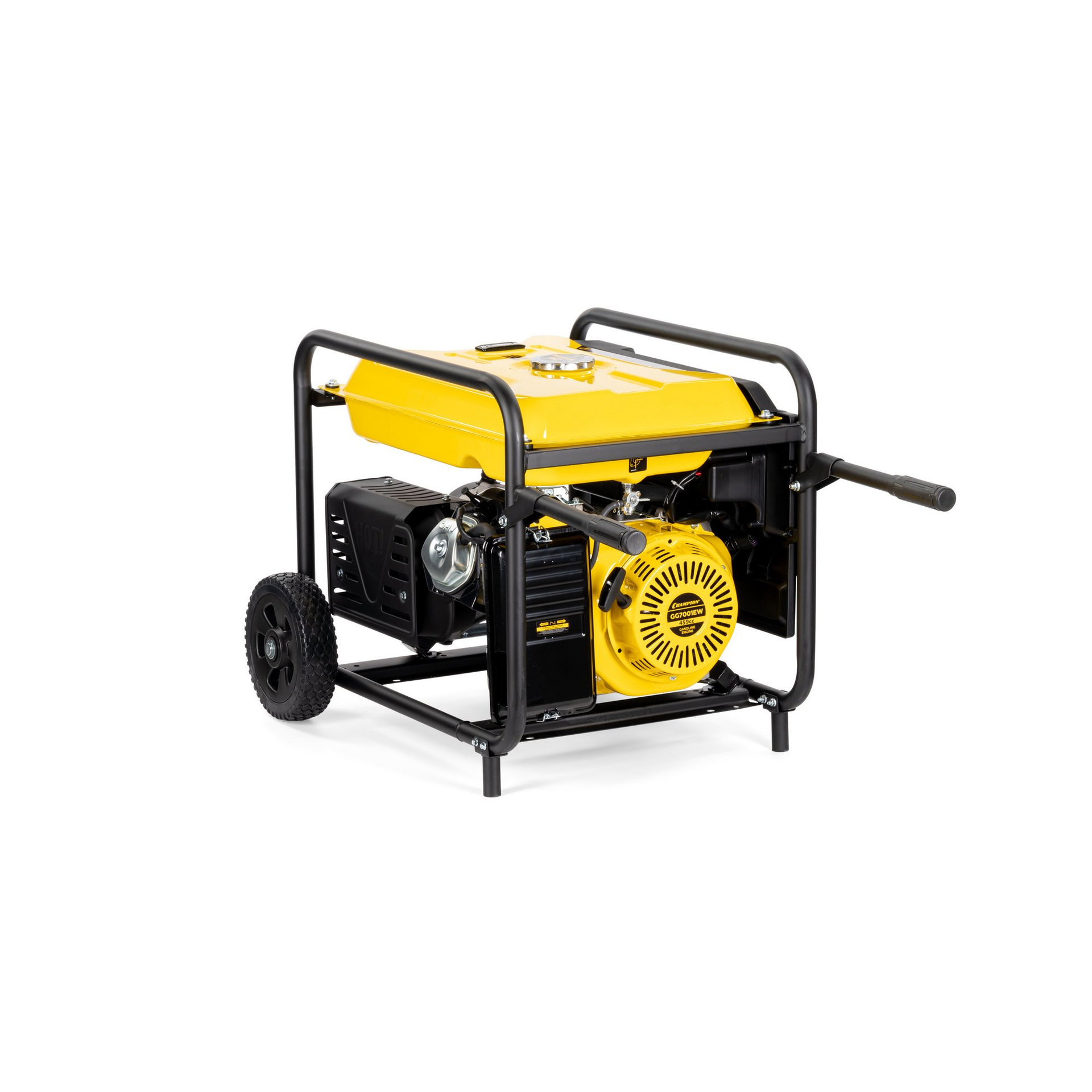 Генератор CHAMPION GG7001EW (6,8/7,5кВт 17лс 25л 88кг эл.старт колеса, счетчик) (GG7001EW)