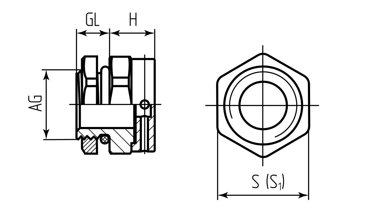 Клапан вентилируемый из нержавеющей стали КВМ-М6 (INOX) (Fortisflex) (88847)