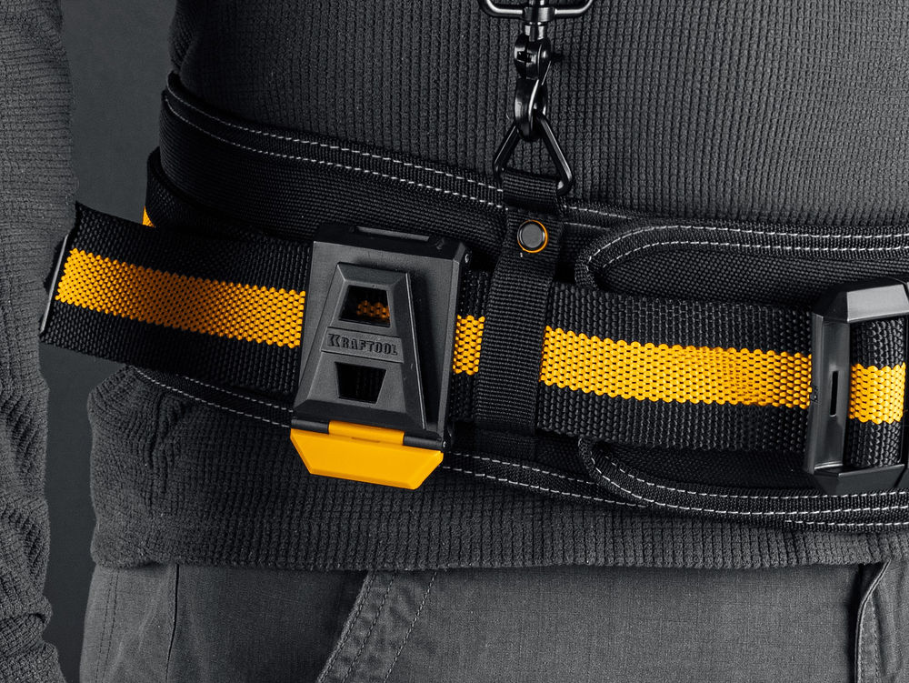 Сумка поясная 350 х 260 мм с быстросъёмным креплением FastClip KP-27 KRAFTOOL 38773