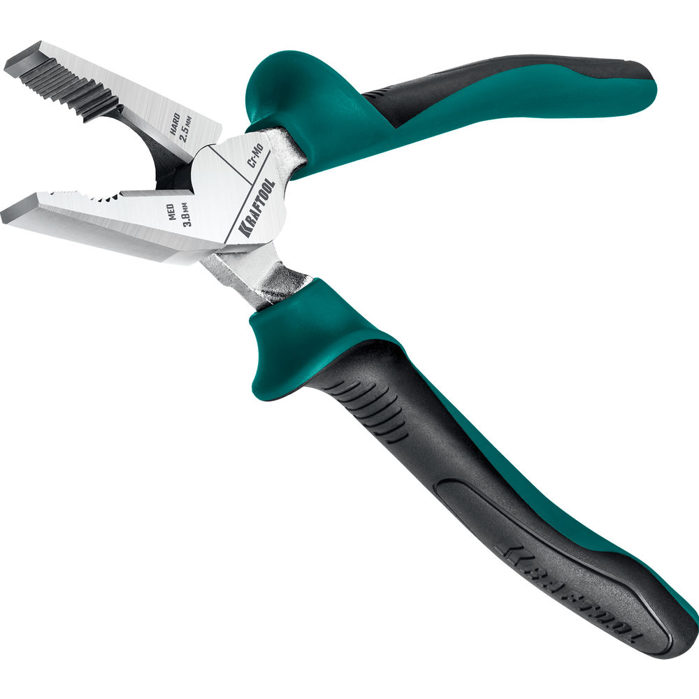 Комбинированные плоскогубцы KraftMax, 200 мм, с эксцентриковым шарниром KRAFTOOL 22011-1-20_z01