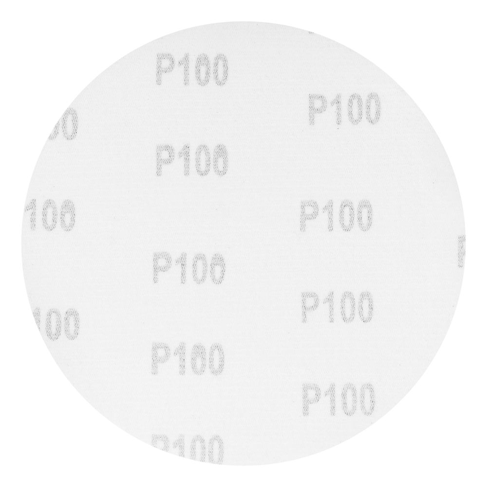 Круг абразивный на ворсовой подложке под липучку, P 100, 150 мм, 5 шт Matrix (73886)