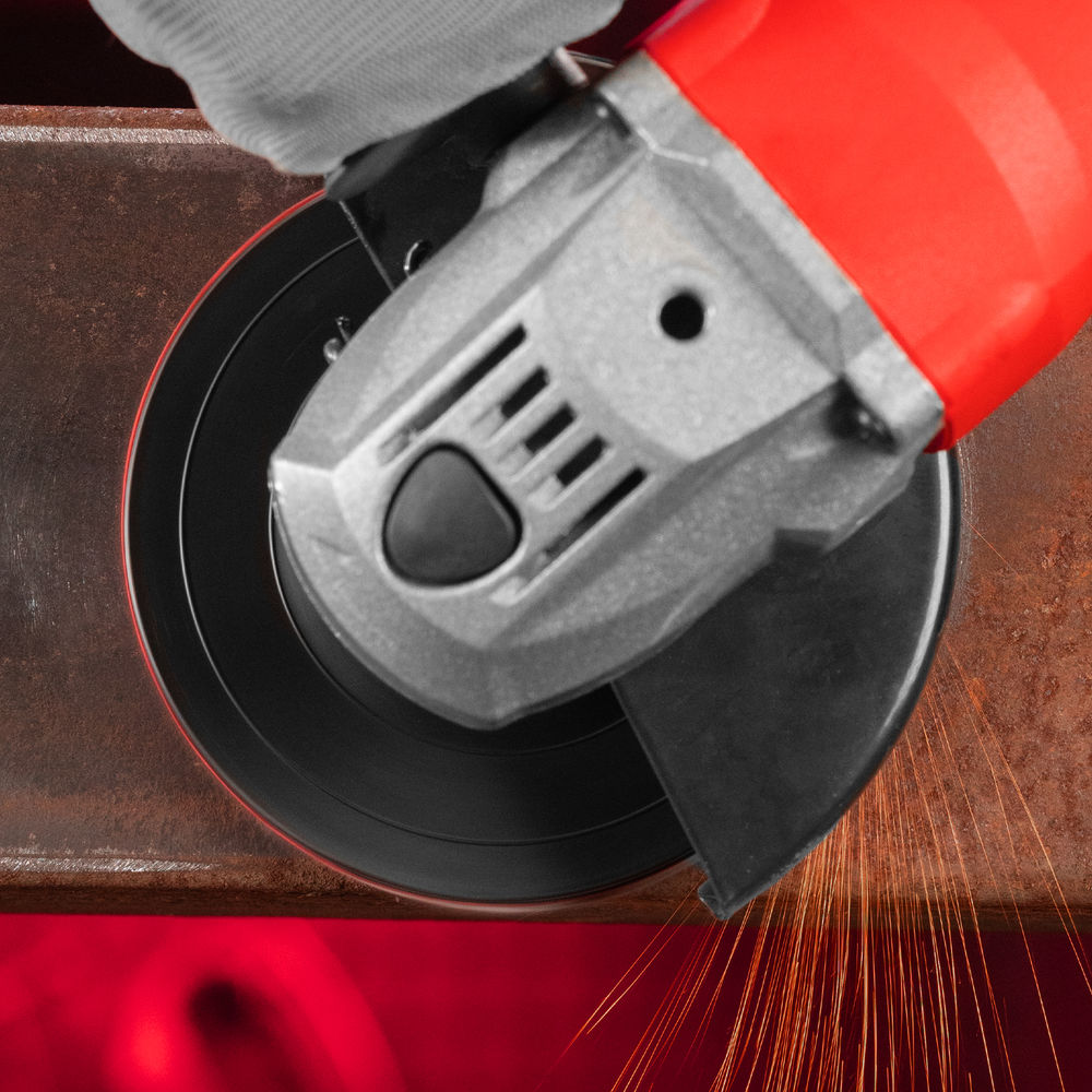 Круг абразивный на ворсовой подложке под липучку, P 80, 115 мм, 10 шт Matrix (73825)