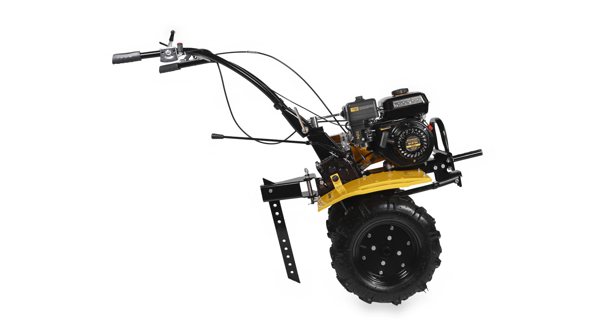 Мотоблок Champion BC8734 (7лс 3F/1R 81см 35см 3,6л 75кг, колеса 4/10 шкив) (BC8734)