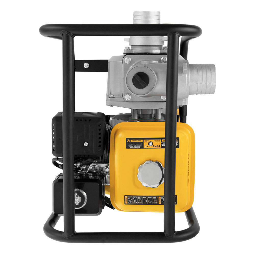 Мотопомпа бензиновая для чистой воды PX-80, 7 л.с, 3, 1000 л/мин, глубина 8 м, напор 30 м Denzel (99202)