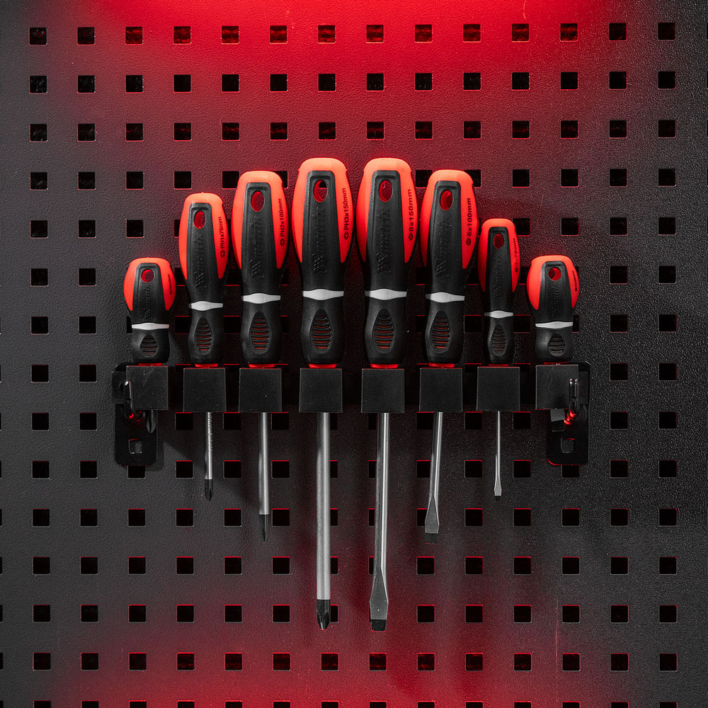 Набор отверток Era, 8 шт, CrV, трехкомпонентная рукоятка Matrix