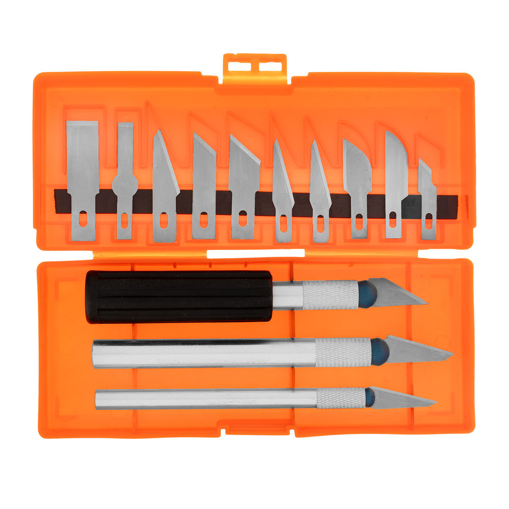 Набор резцов по дереву, пластмассовые рукоятки, 13 шт, Sparta (246165)