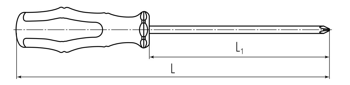 Отвертка Мастер PH2125 (КВТ) 77402