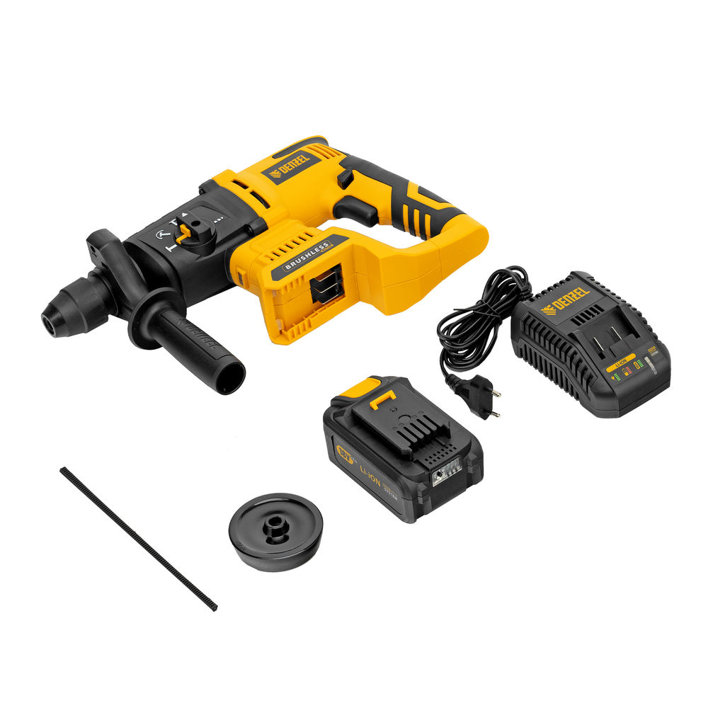 Перфоратор аккумуляторный BLRH-IB-26 Li-Ion, 18 В Denzel (26701)