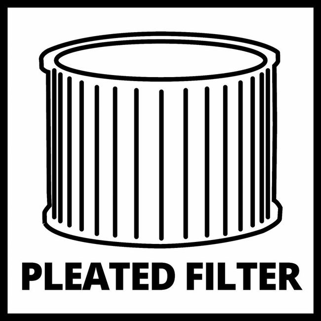 Пылесос строительный Einhell TE-VC 2350 SACL,1600вт,230мбар,50л,очистка фильтра,розетка (2342475)