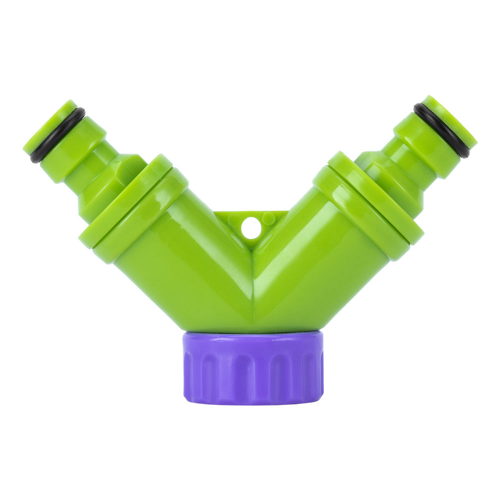 Разветвитель двухканальный, регулируемый, со штуцерами Palisad (66426)