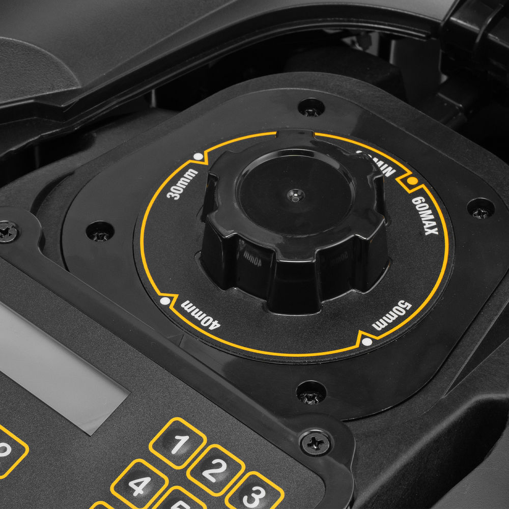 Робот-газонокосилка 1000м? 3Ач 28V LCD дисплей Wi-Fi Grass Master 1000 Denzel 58955