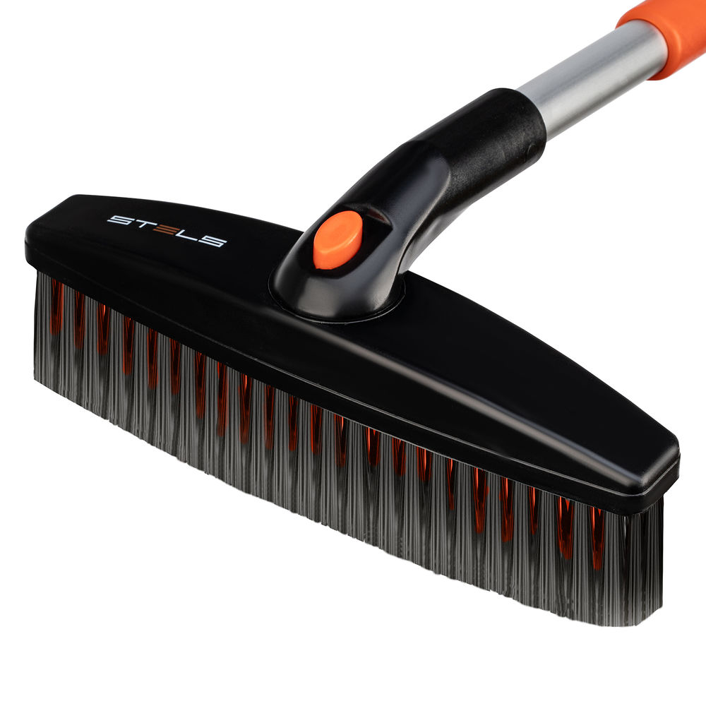 Щетка-сметка для снега со скребком телескопическая Stels (55313)