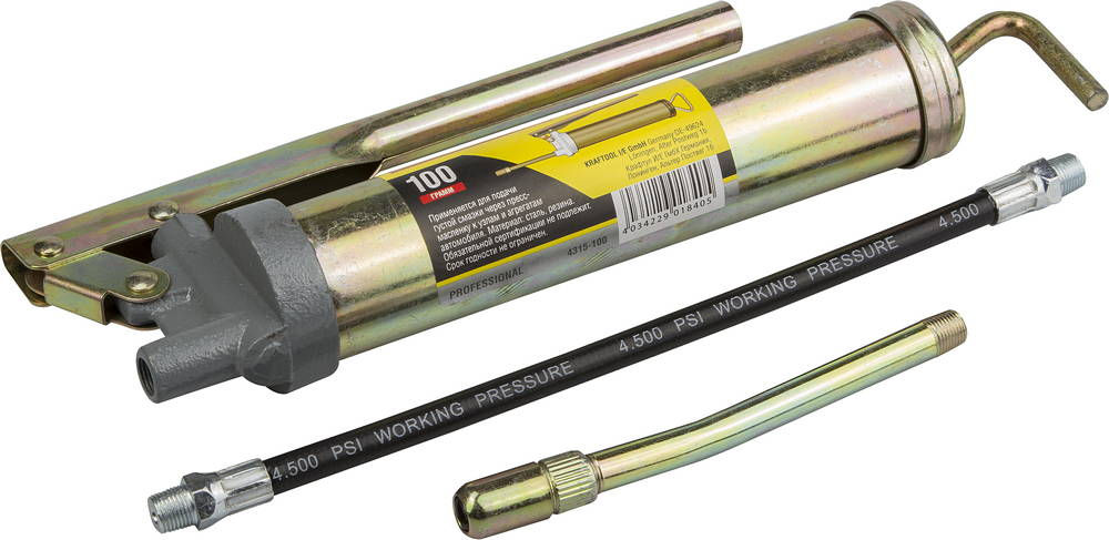 Шприц автомобильный металлический 100 мл Professional STAYER 4315-100