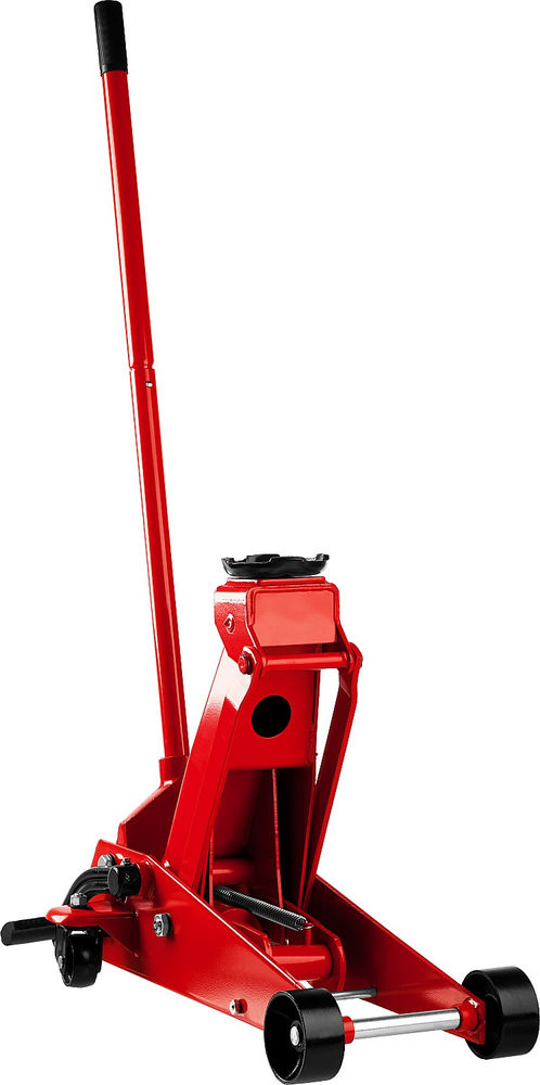 Домкрат подкатной 3.5 т, 145 - 500 мм с быстрым и высоким подъемом для СТО F-35 RED FORCE Professional STAYER 43155-3.5