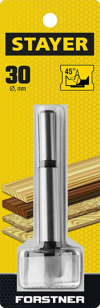 Сверло Форстнера по дереву Forstner, 30 мм, ДСП STAYER 29985-30_z01