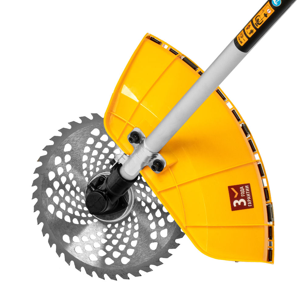 Триммер бензиновый DTL-43, 43 см3, неразъемная штанга, состоит из 2 частей Denzel (96263)