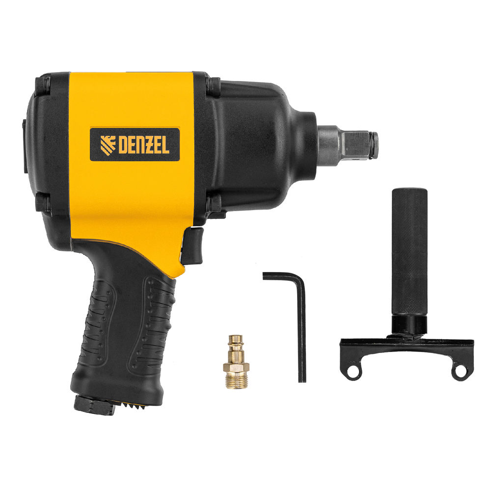 Ударный пневмогайковерт IW1600, 3/4, 4000 об/мин, 1600 Нм Denzel (57489)