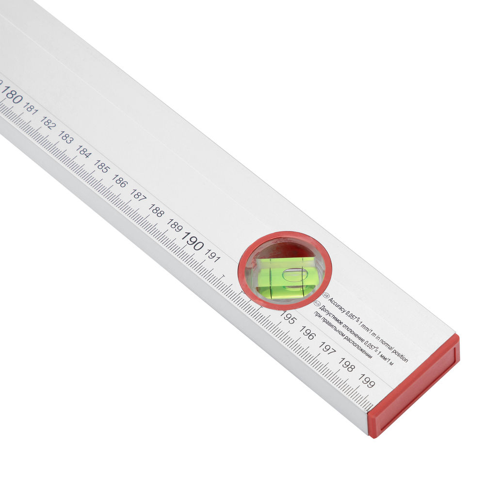 Уровень алюминиевый, 2000 мм, 3 глазка, линейка Sparta (331415)