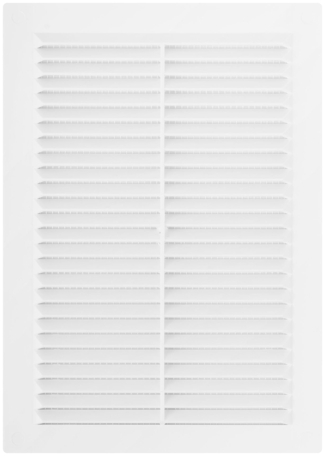 Вентиляционная решетка, пластиковая, 170 х 240 мм, с сеткой (75041)