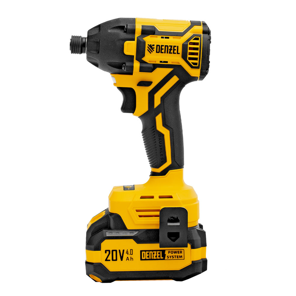 Винтоверт ударный аккумуляторный бесщет. CIDH-BL-20-270, Li-Ion, 20 В// Denzel (26514)