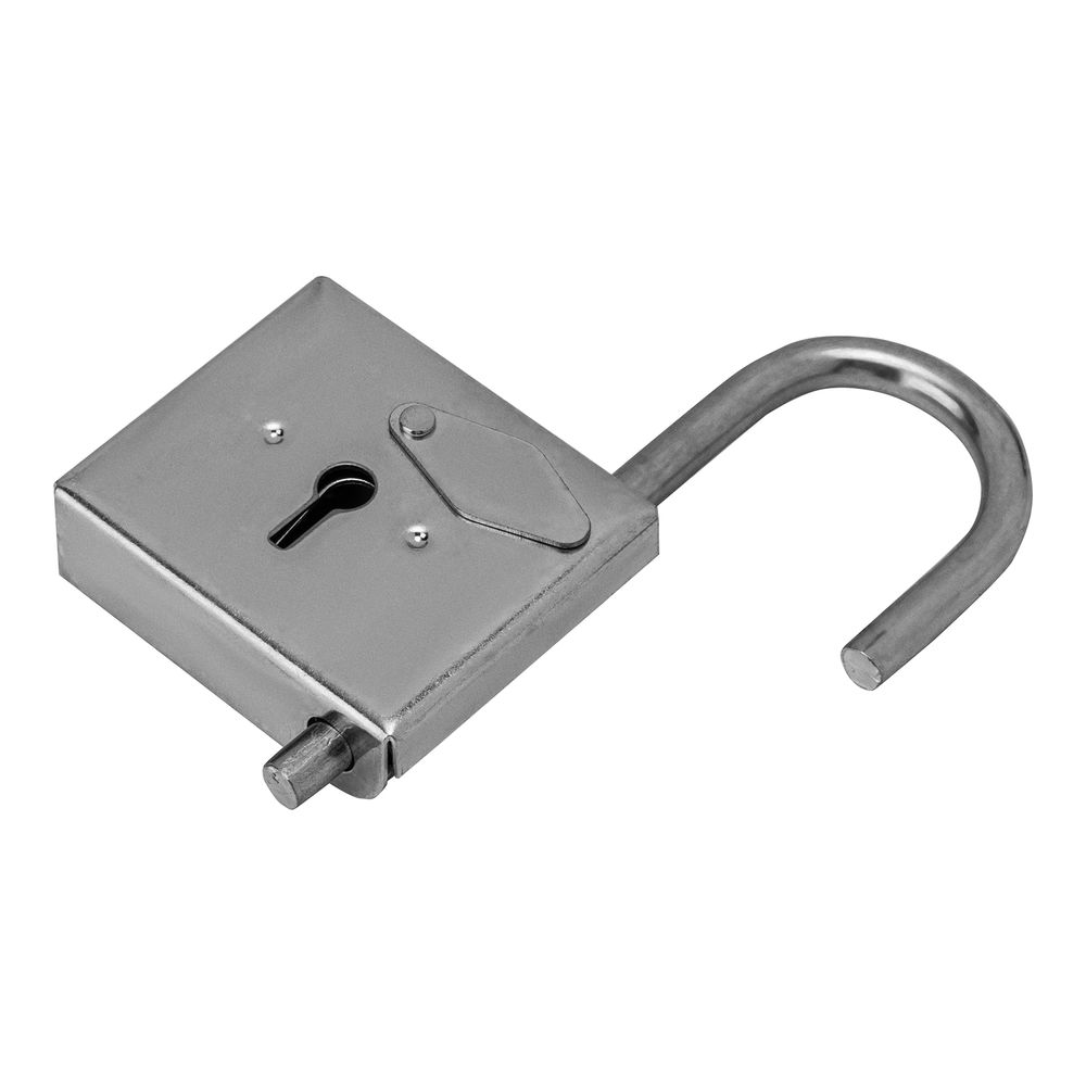 Замок навесной-контрольный, цинк, (Металлист) (91520)