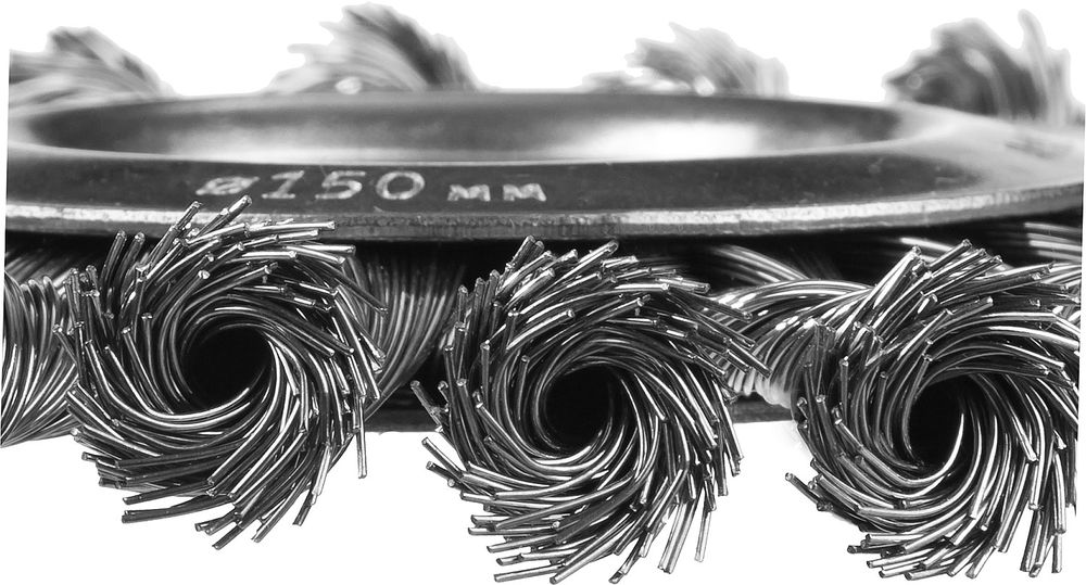 Щетка дисковая для УШМ 150 мм, стальная проволока 0.5 мм ЗУБР Профессионал 35190-150_z02