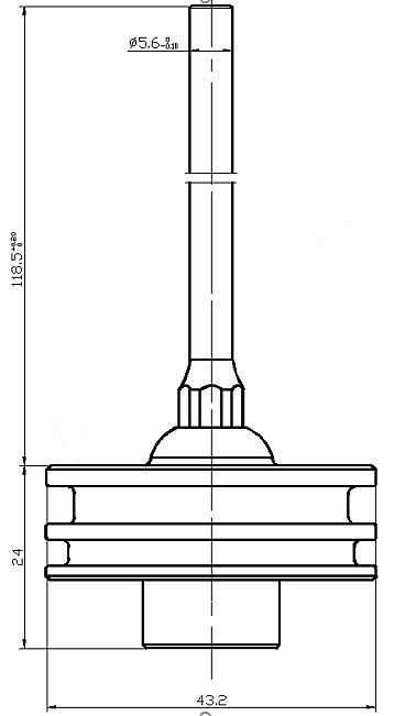 ЗУБР CNW-57, сменный боек для барабанного нейлера 31910, Профессионал (31910-PK)