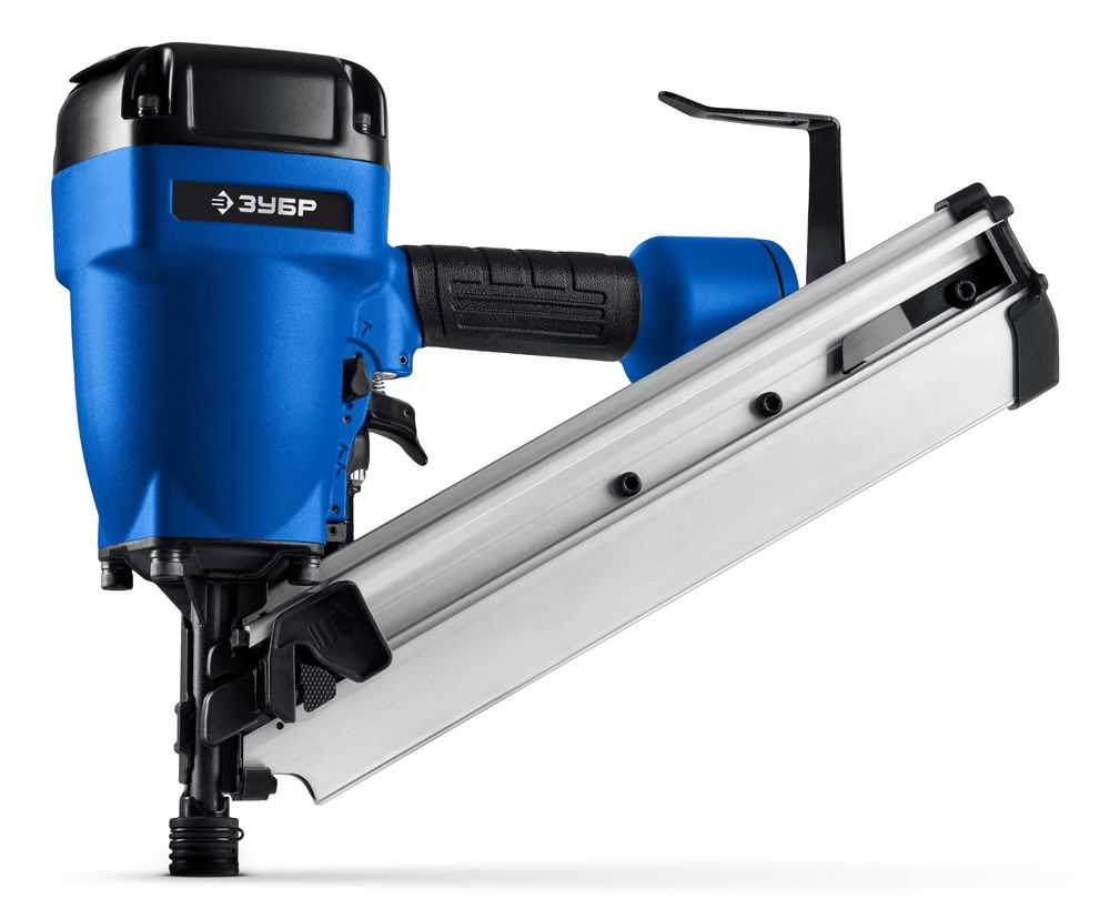 Нейлер пневматический SN34-90A для реечных гвоздей ЗУБР SN34/D34 (50-90 мм) ЗУБР Профессионал 31925