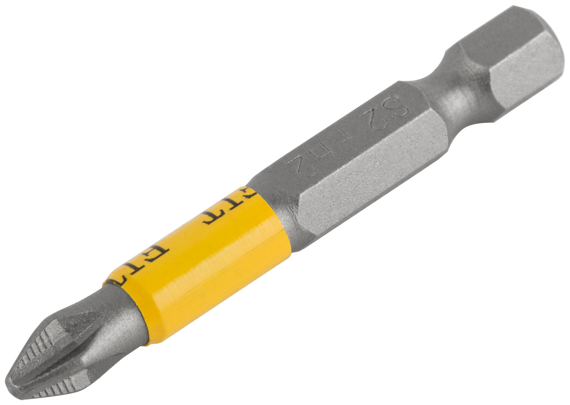 Биты кованые, сталь S2, односторонние 50 мм PH2, Профи 10 шт., блистер (57525)