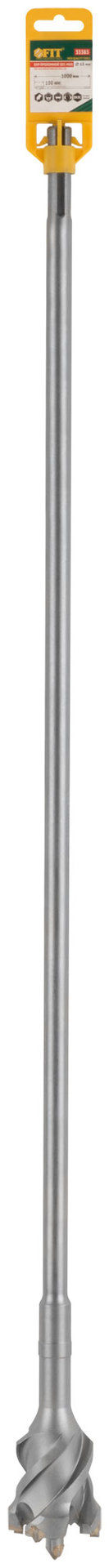 Бур проломной по бетону SDS MAX Профи 68x1000 мм (33383)