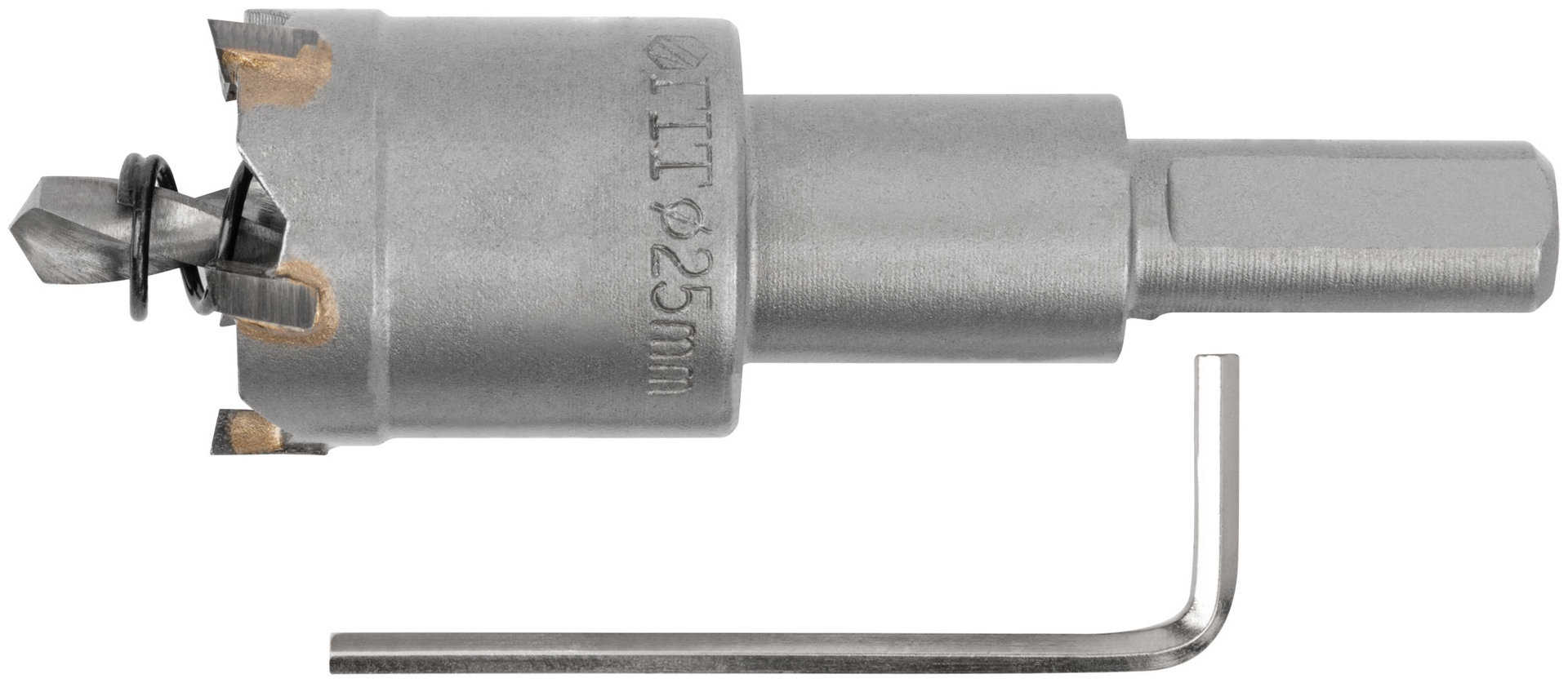 Коронка кольцевая с карбидными вставками Профи (для отверстий в нержавеющей стали) 25 мм (36825)