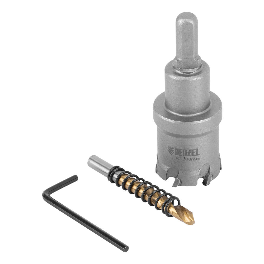Коронка по металлу твердосплавная, 30 мм Denzel (724009)