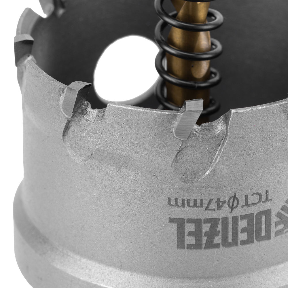 Коронка по металлу твердосплавная, 47 мм Denzel (724015)