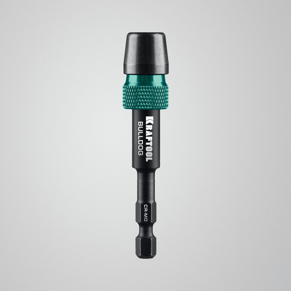 Адаптер с жесткой автоматической фиксацией для шуруповертов BULLDOG, 75 мм KRAFTOOL 26785-75