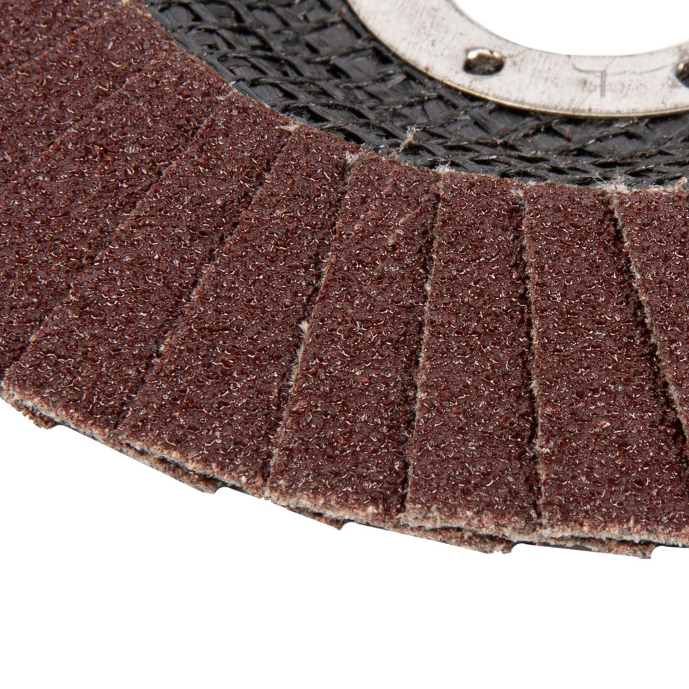 Круг лепестковый торцевой, конический, Р 80, 125 х 22.2 мм Сибртех (74085)