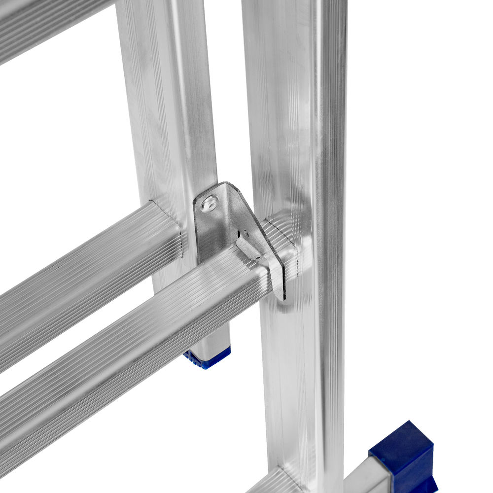 Лестница, 2 х 12 ступеней, алюминиевая, двухсекционная, Сибртех (97912)