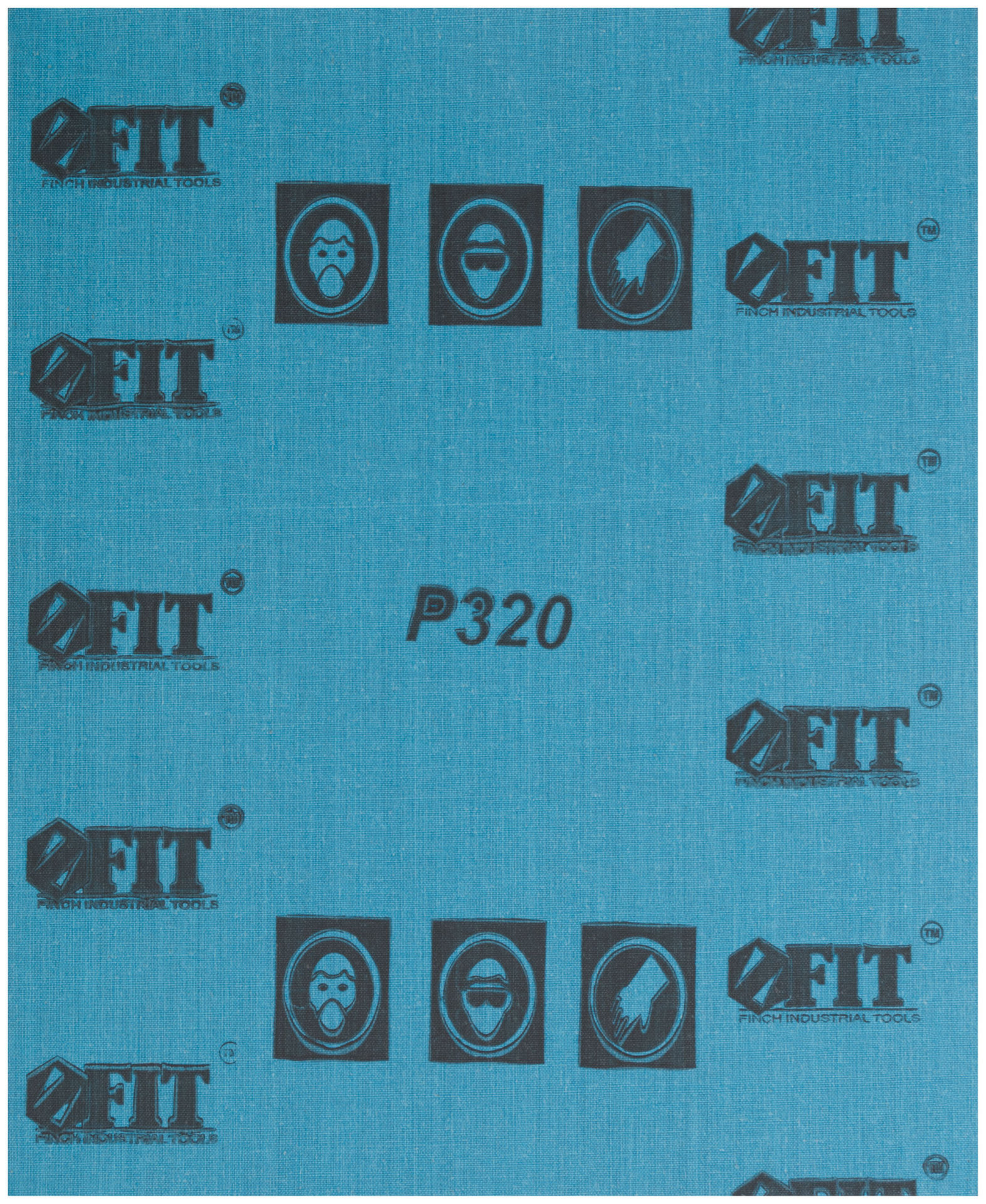 Листы шлифовальные водостойкие на тканевой основе, алюминий-оксидные, Профи 230х280 мм, 10 шт. Р 320 (38200)