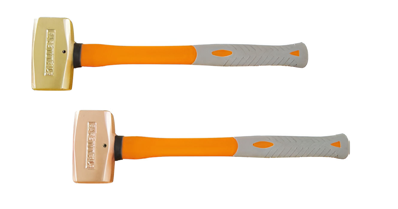 Молот (2 фунта) BeCu рукоятка фиберглас искробезопасная 191D-1002, HORTZ