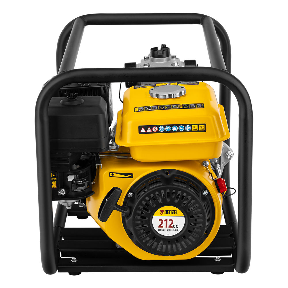 Мотопомпа бензиновая высоконапорная PX-50H, 7 л.с, 2, 600 л/мин, глубина 8 м, напор 65 м Denzel (99203)