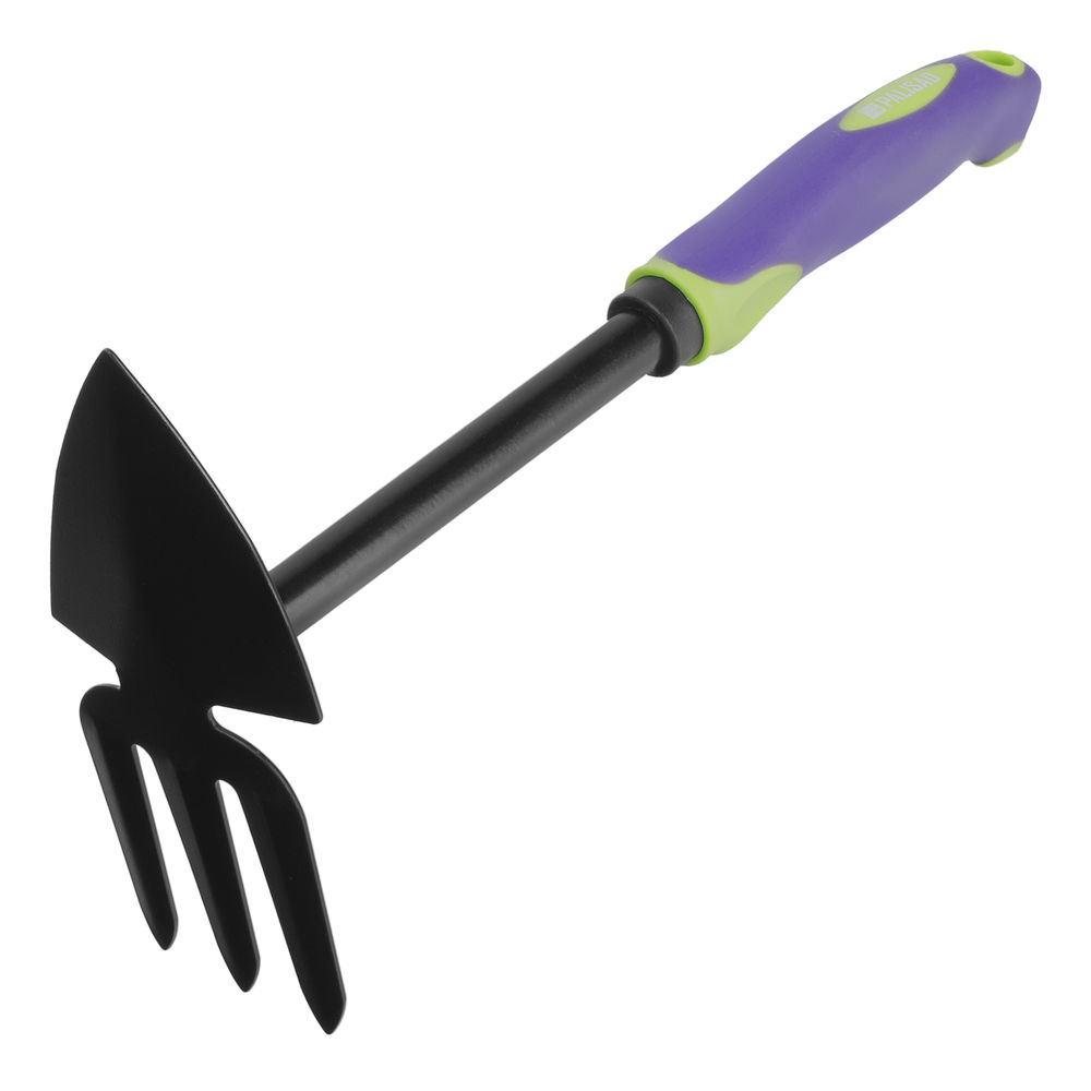 Мотыжка комбинированная, 75х300 мм, стальная, обрезиненная эргономичная рукоятка, LSR1, Palisad (62062)