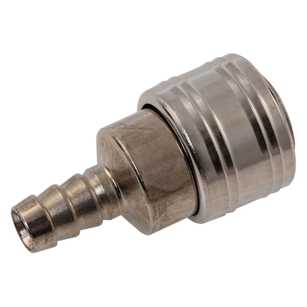 Муфта универсальная быстросъемная (мама) со штуцером елка под шланг 10 мм, 1 шт, Stels (57066)