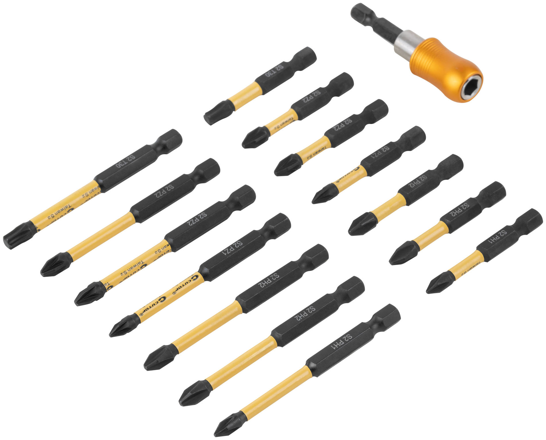 Набор торсионных бит Ударник 50/75, Cutop profi plus, 15 предметов (83-992)